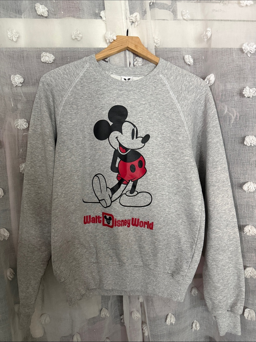 Walt Disney World Gray Mickey Mouse Graphic Sweatshirt